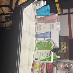 Lot of skin and hair care